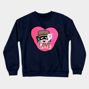 Fnf Garcello mod character graffiti Love Crewneck Sweatshirt